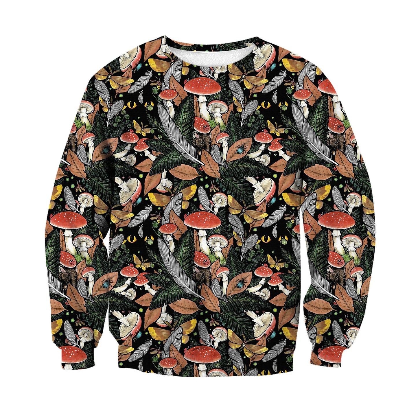 Beautiful Forest Mushroom Hoodie DC Fashion - Amaze Style™-Apparel