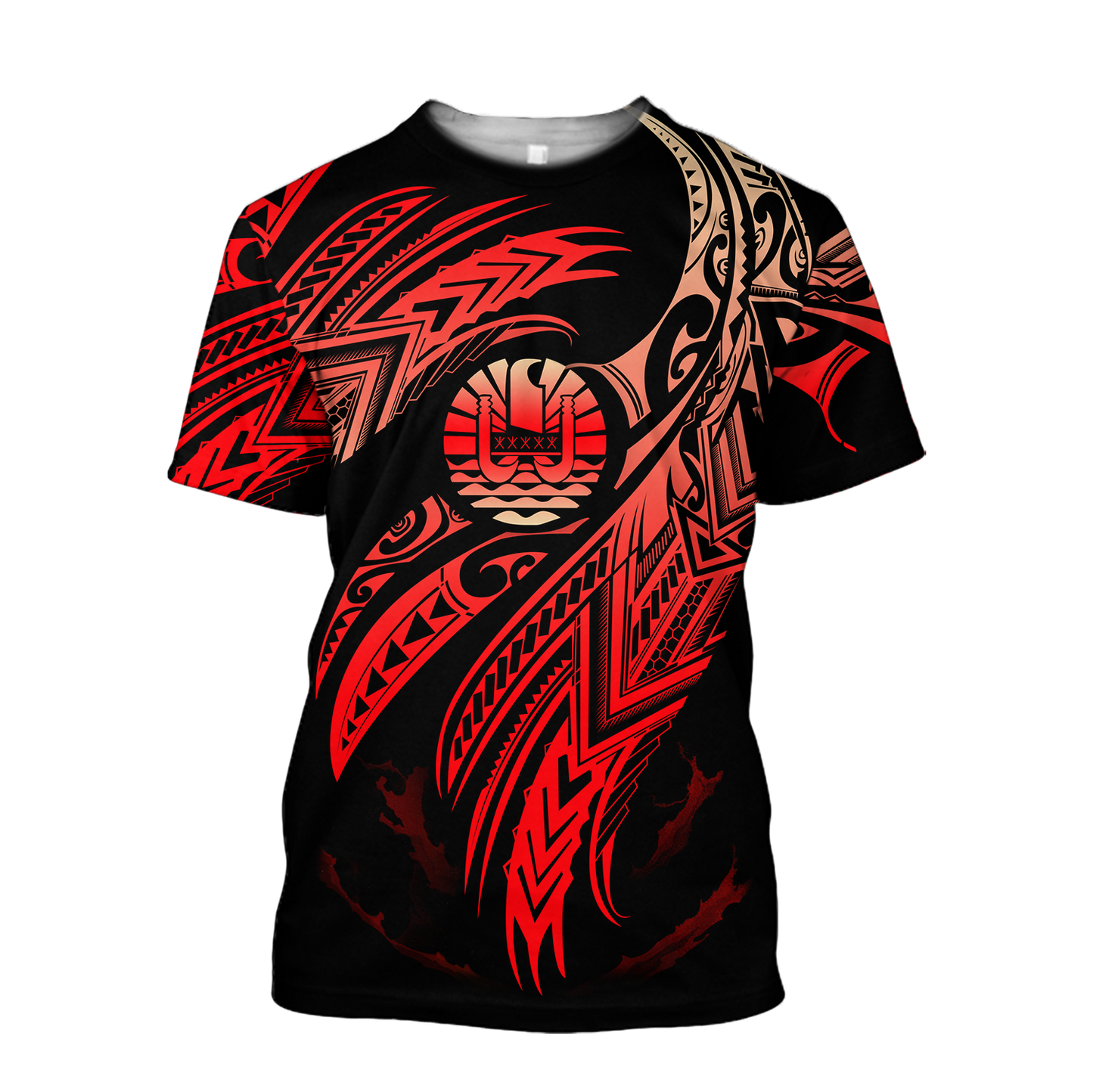 Amazing Tahiti Polynesian Tattoo 3D Tattoo Unisex Deluxe Hoodie ML