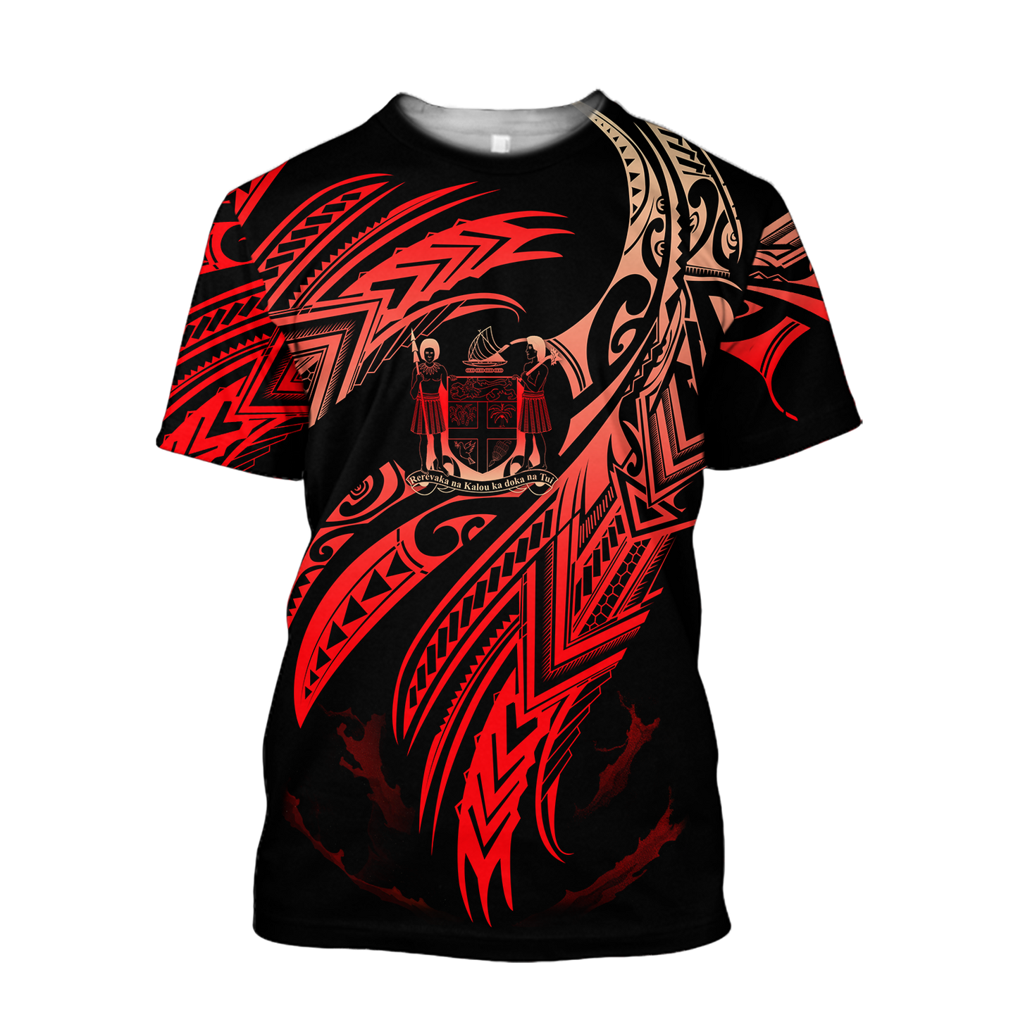 Amazing Fiji Polynesian Tattoo Unisex Deluxe Hoodie ML