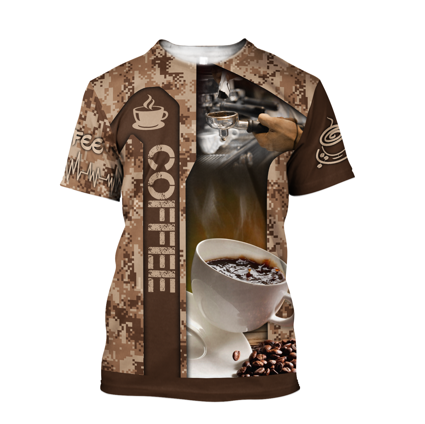 Barista 3D All Over Printed Differences Between Types Of World Coffee Shirts and Shorts Pi221203 PL - Amaze Style™-Apparel