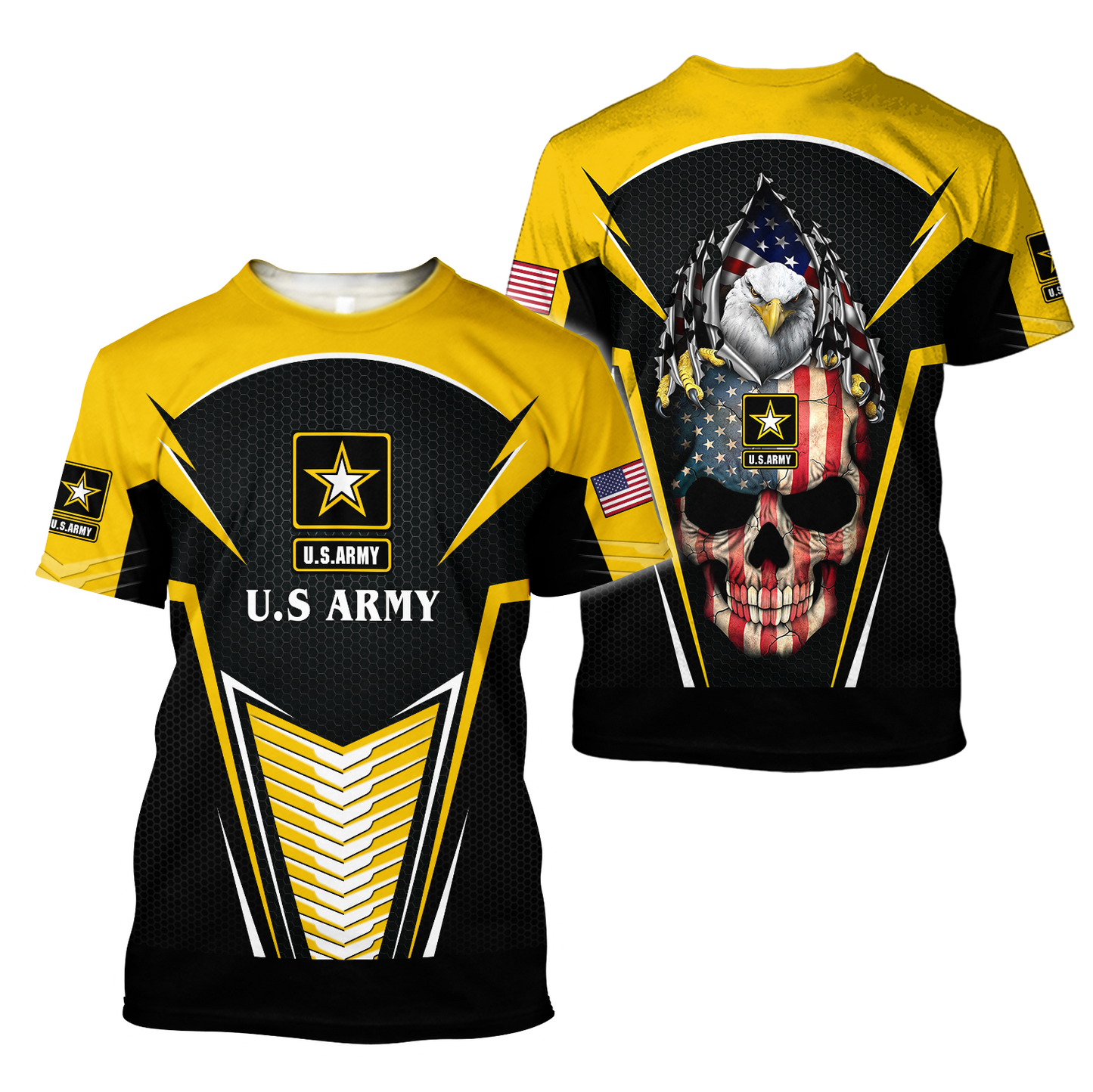 US ARMY SKULL 3d all over Print hoodies Pi270201 PL - Amaze Style™-Apparel