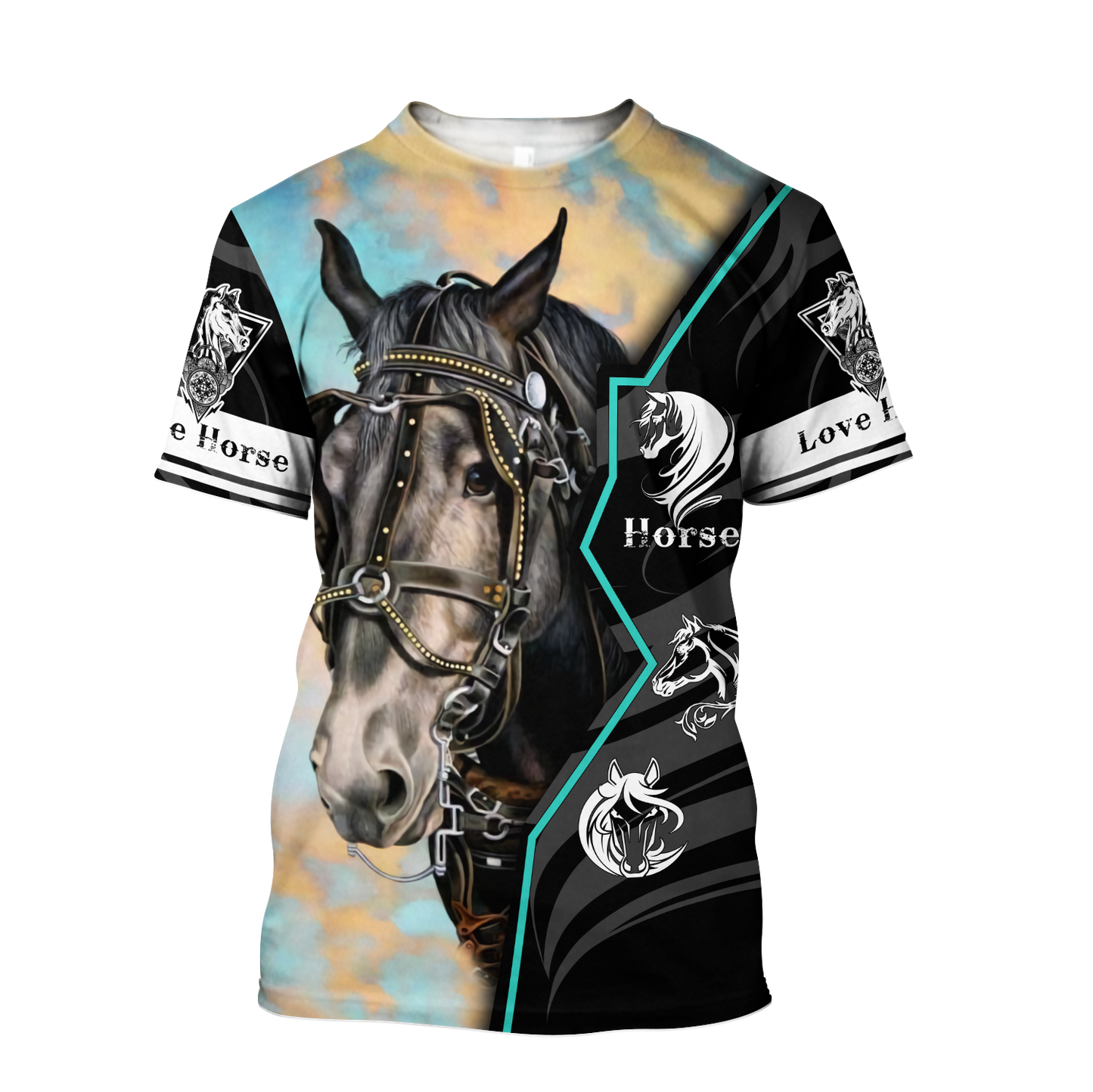 Beautiful Horse 3D All Over Printed shirt for Men and Women Pi040105 - Amaze Style™-Apparel