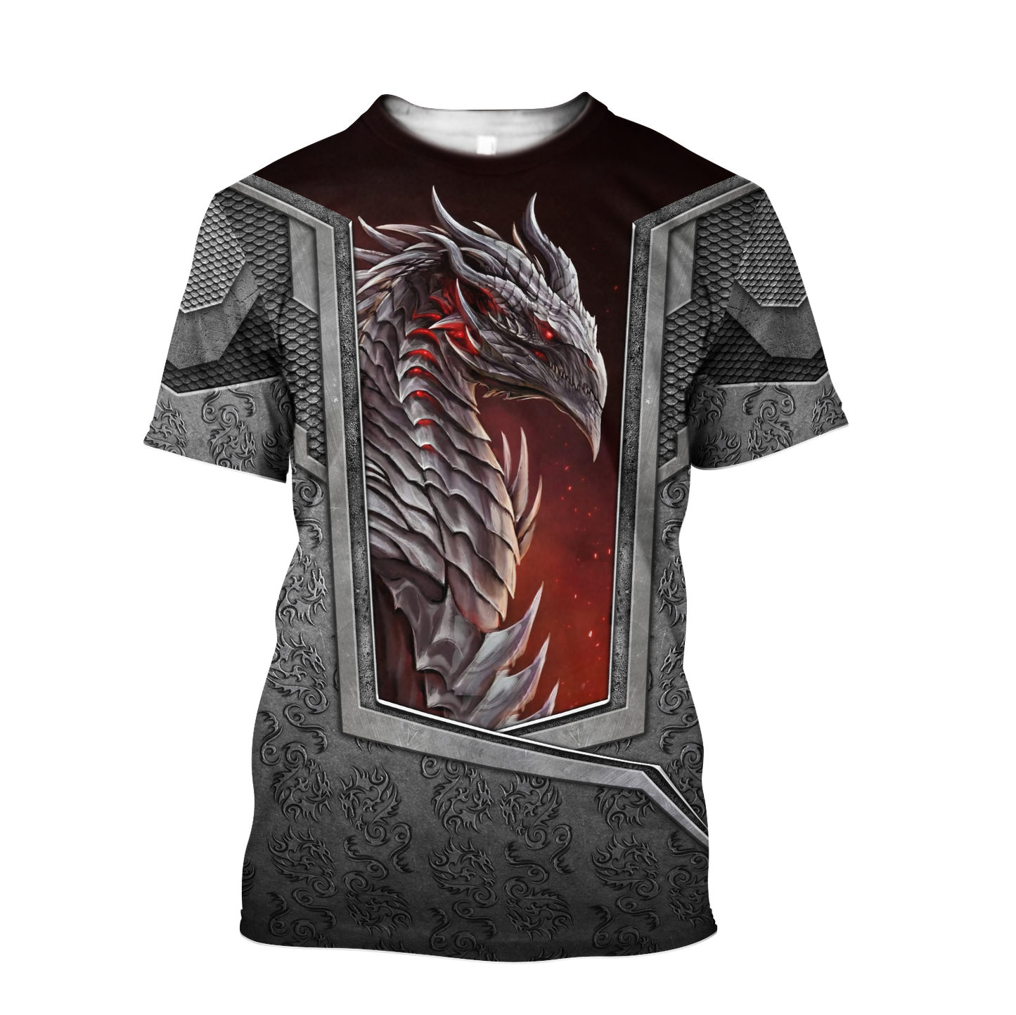 3D Tattoo and Dungeon Dragon Hoodie HAC020109-Apparel-NM-T-shirt-S-Vibe Cosy™