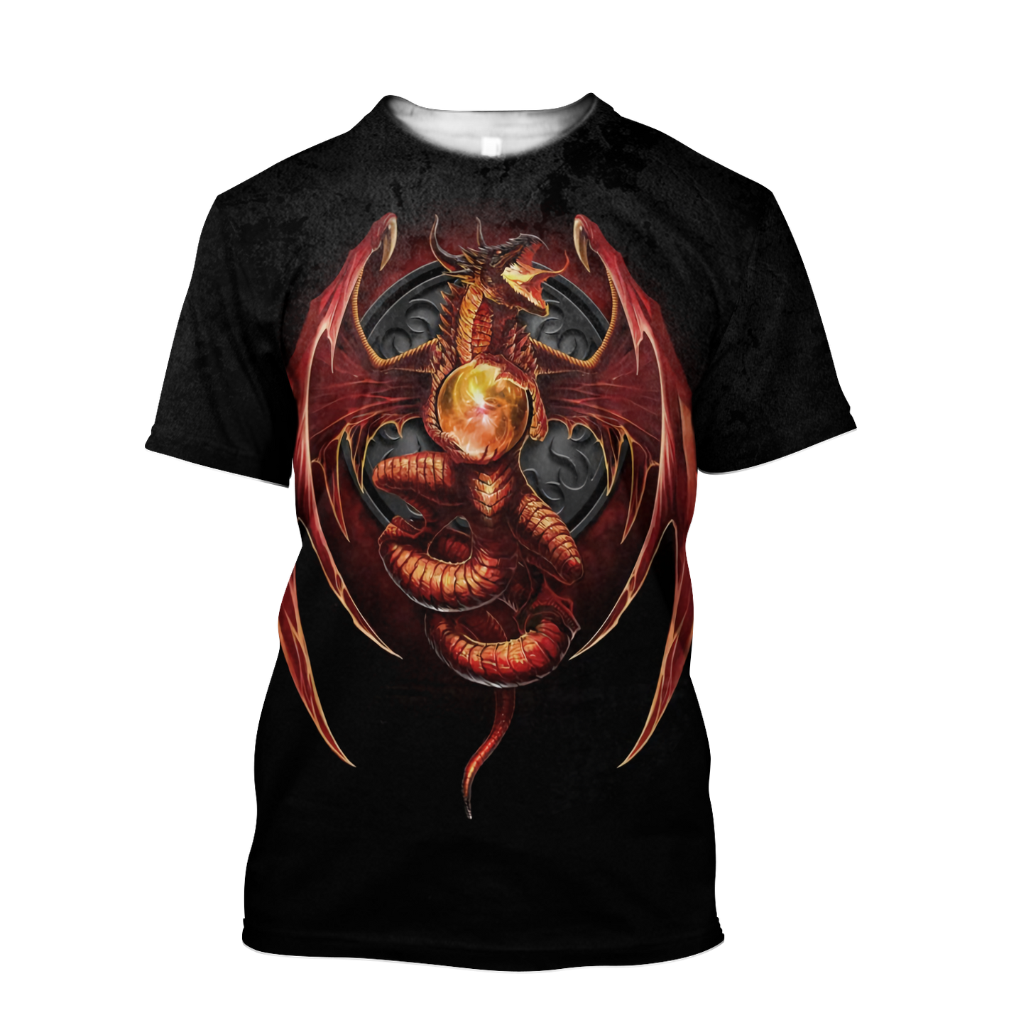 3D Armor Tattoo and Dungeon Dragon Hoodie HAC140102-Apparel-NM-T-shirt-S-Vibe Cosy™