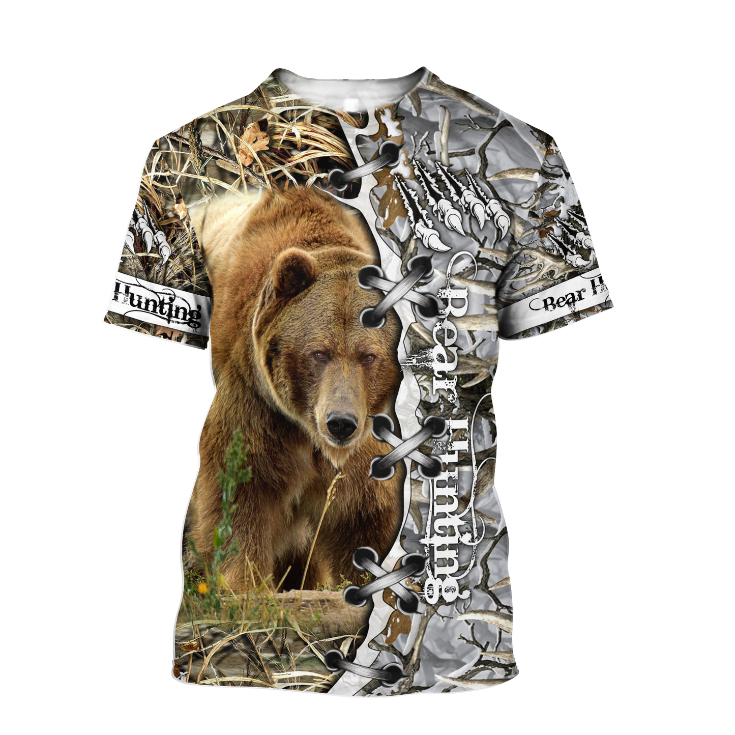 BEAR HUNTING CAMO 3D ALL OVER PRINTED SHIRTS FOR MEN AND WOMEN Pi061202 PL - Amaze Style™-Apparel