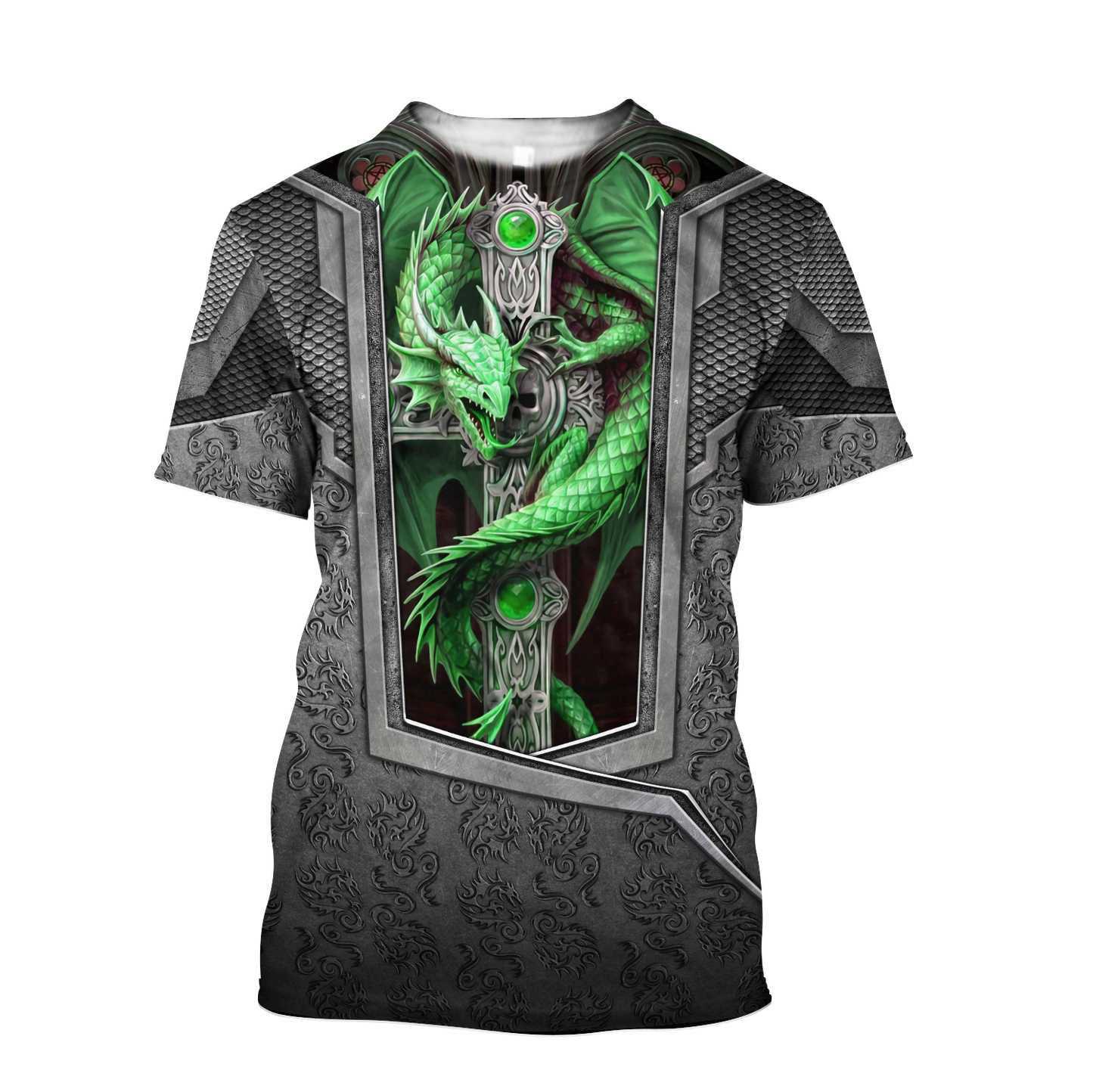 3D Tattoo and Dungeon Dragon Hoodie HAC27122-Apparel-NM-T-shirt-S-Vibe Cosy™
