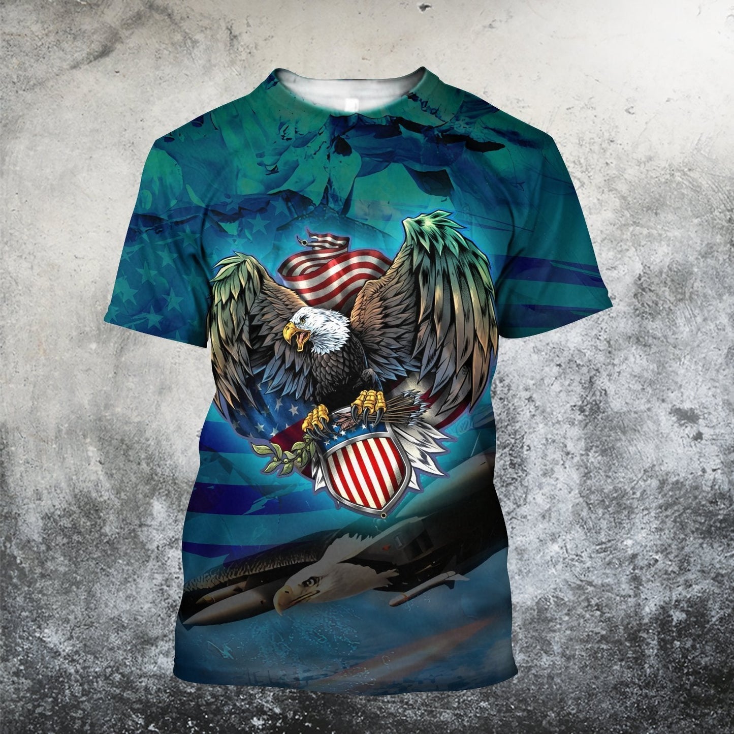 Beautiful All Over Printed American Eagle Hoodie MH1209201-MEI