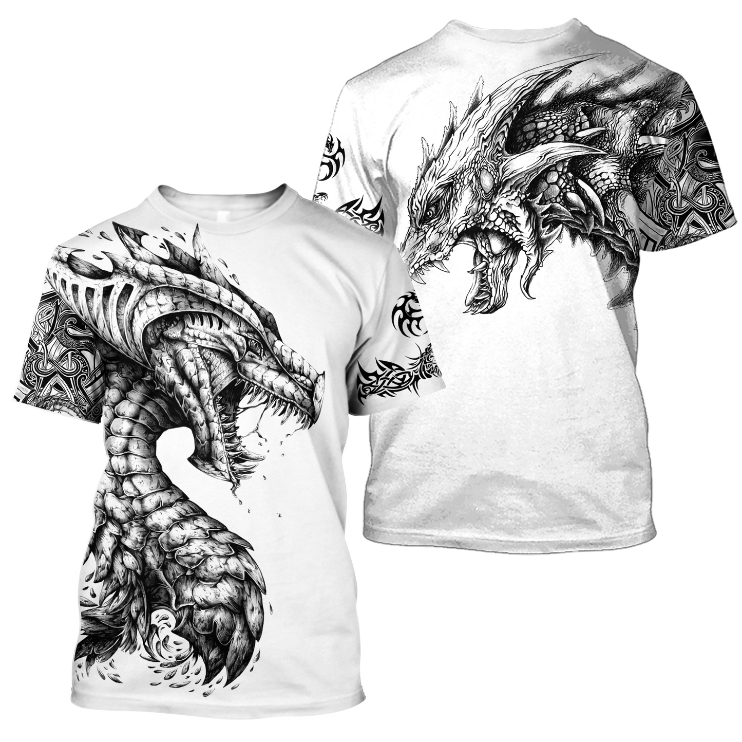 Tattoo and Dungeon Dragon Hoodie T Shirt For Men and Women HAC250502-NM - Amaze Style™-Apparel