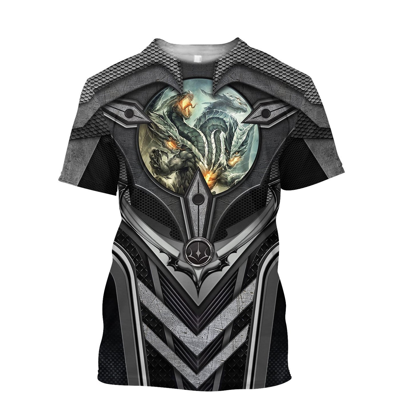 3D Tattoo and Dungeon Dragon Hoodie HAC101203-Apparel-NM-T-shirt-S-Vibe Cosy™