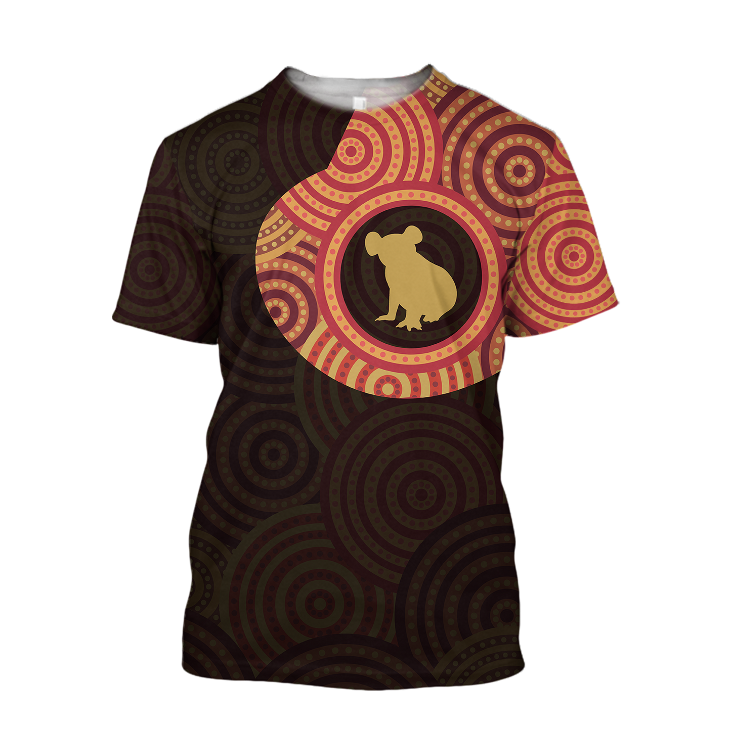 Australia In My Heart Aboriginal Tattoo Koala Hoodie Yellow AZ200201 - Amaze Style™-Apparel