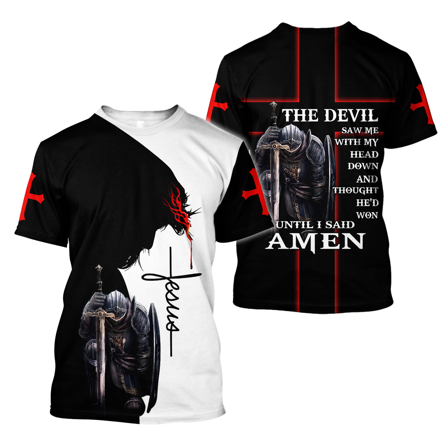 The Devil Saw Me With The Head Down 3D All Over Printed Shirts For Men and Women Pi30062001
