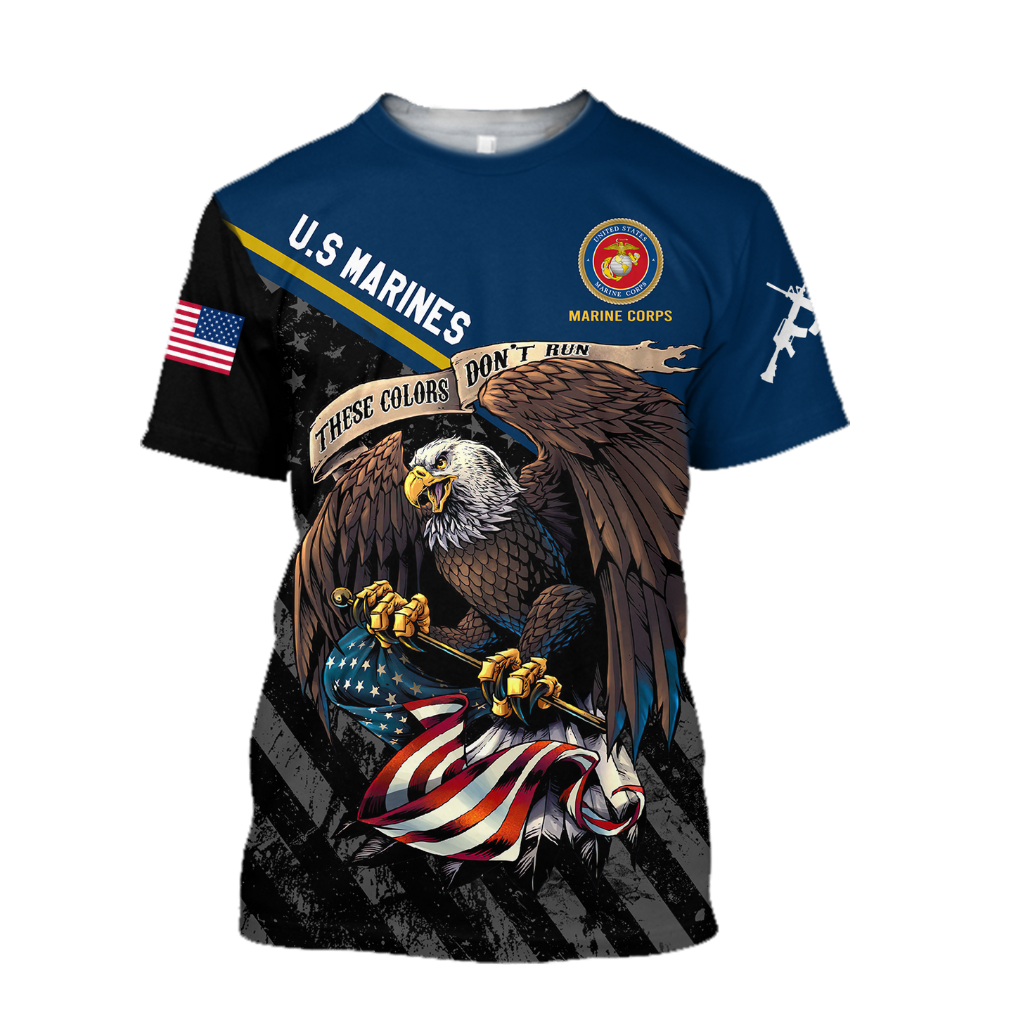 US Veteran Marine Corps 3d all over printed shirts for men and women Proud Military