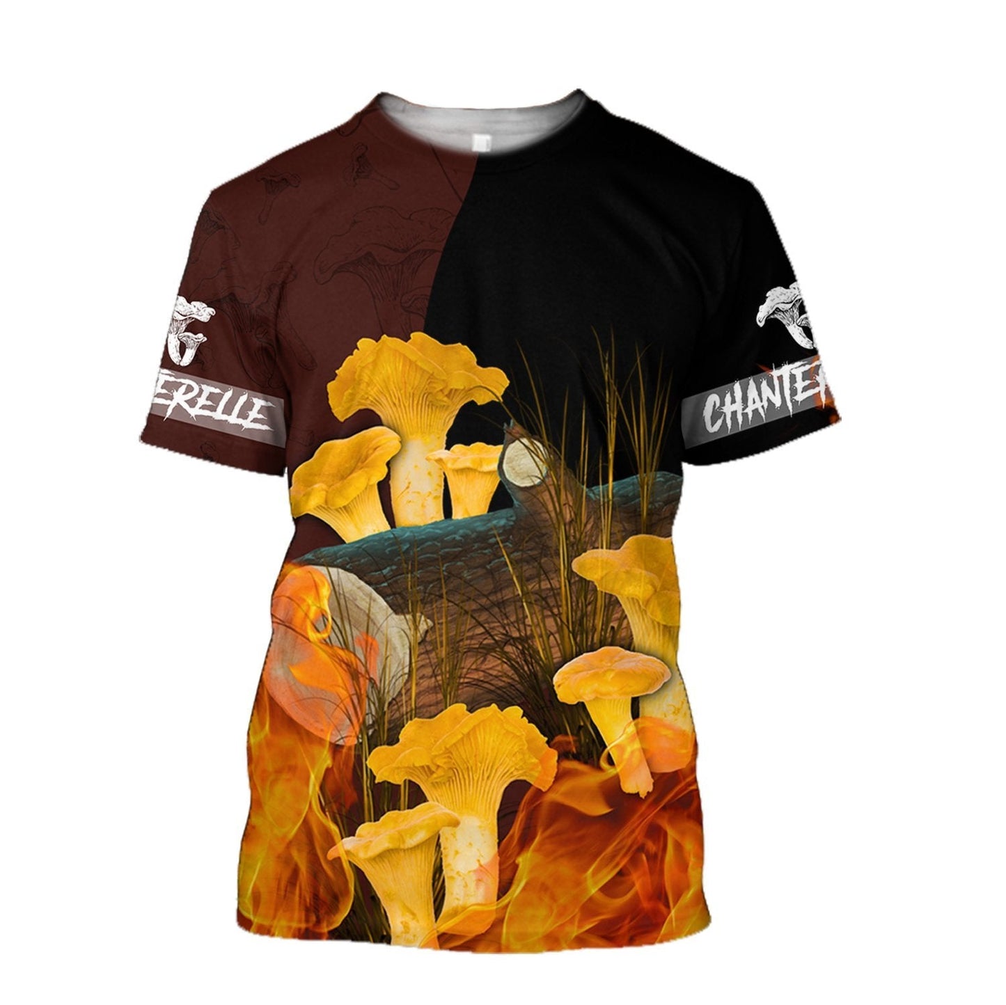 Beautiful Chanterelle mushrooms 3D all over printing shirts for men and women TR0405202 - Amaze Style™-Apparel