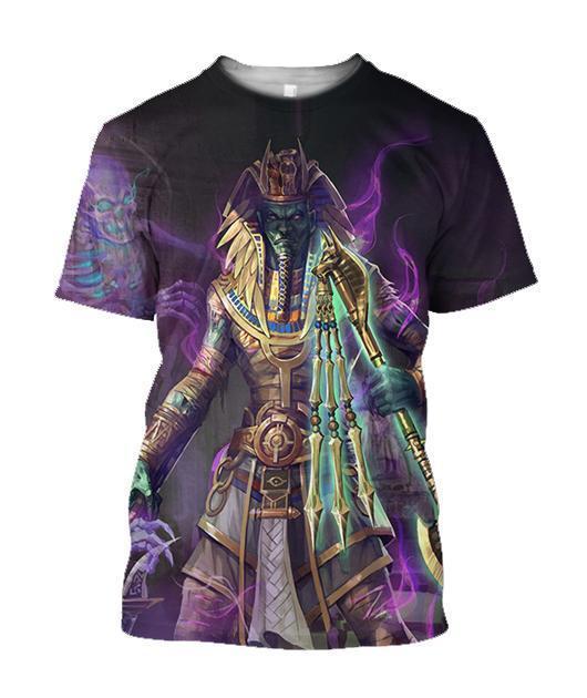 3D All Over Print Osiris Egyptian God Hoodie - Amaze Style™-Apparel