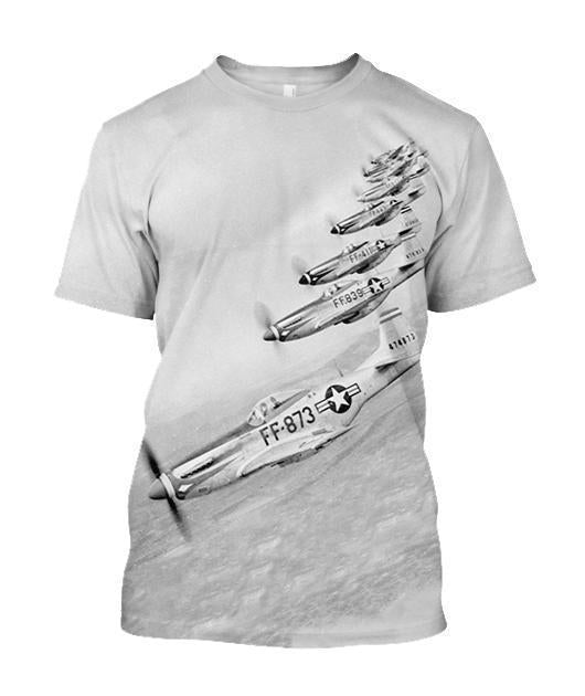 3D All Over Printed Resistance aircraft Shirt2 - Amaze Style™-Apparel