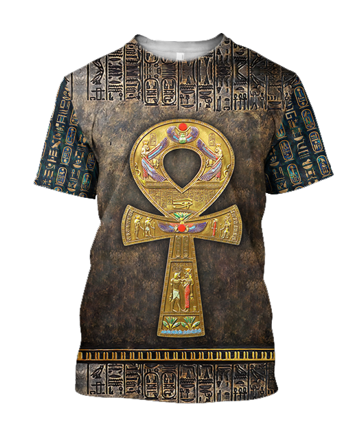 Ancient Egypt Ankh 3D All Over Printed Shirt Hoodie For Men And Women MP1001 - Amaze Style™-Apparel