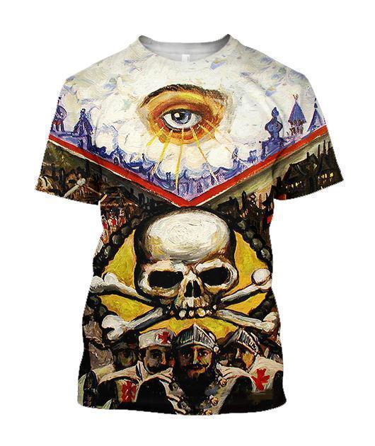 3D All Over Printed Templar Shirts - Amaze Style™-Apparel