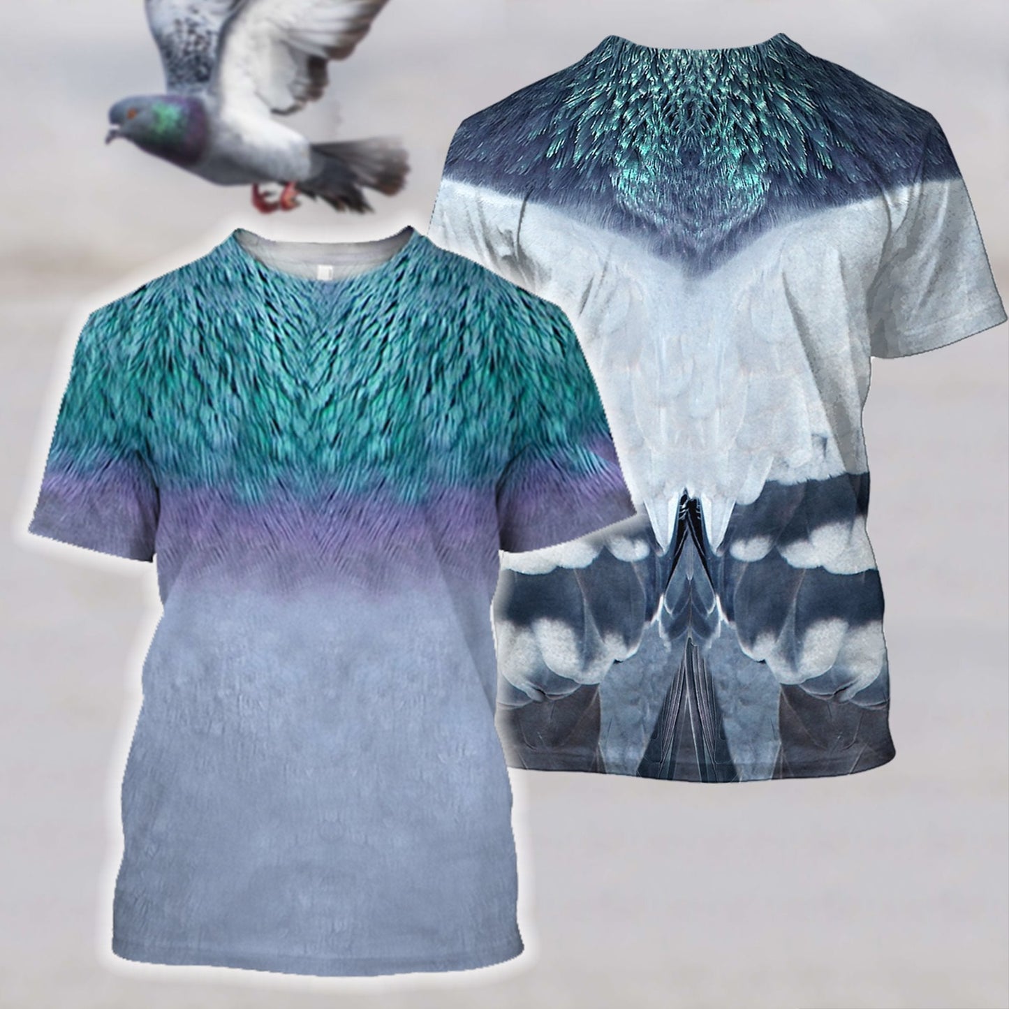 3D All Over Printed Pigeon Shirts HP471 - Amaze Style™-Apparel