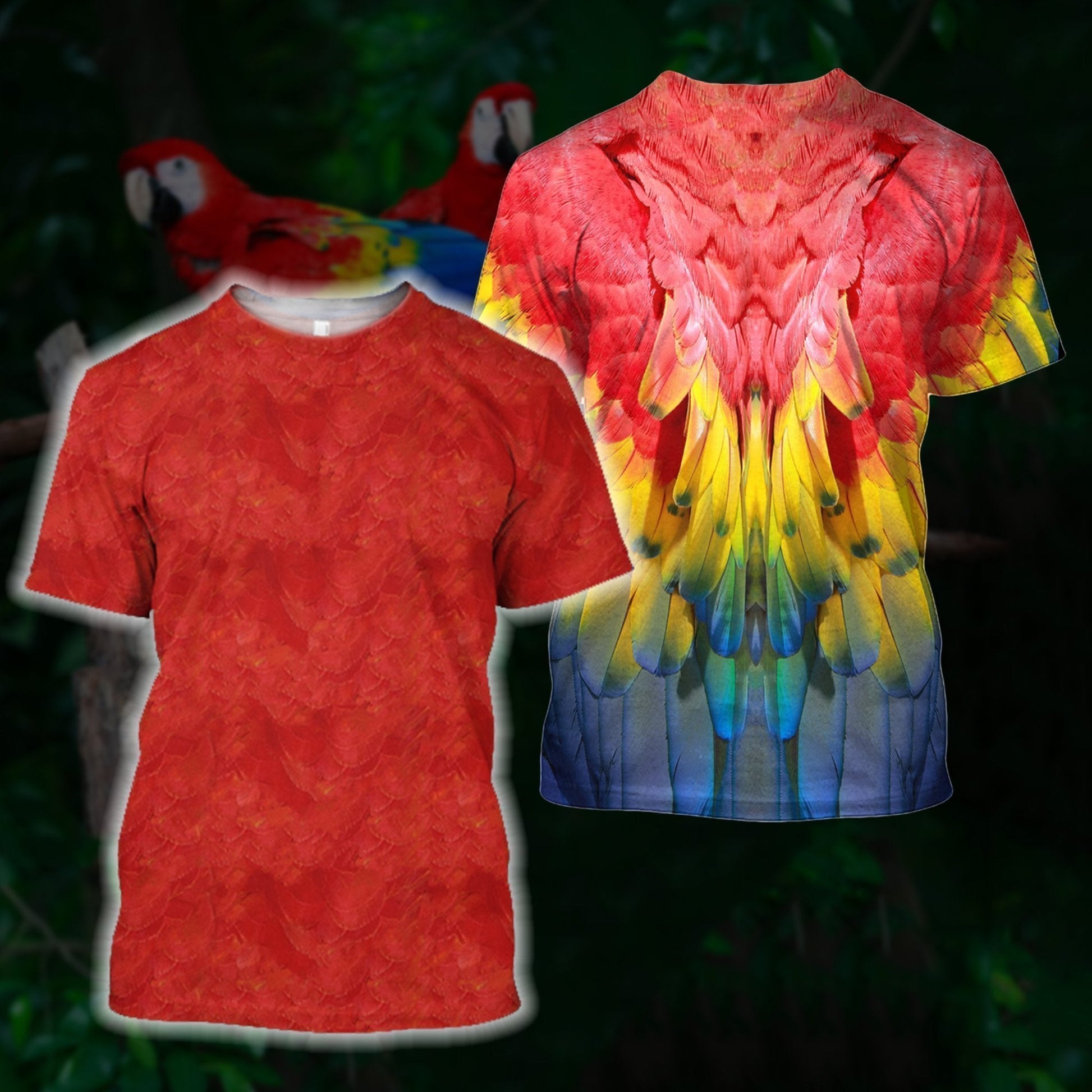 Beautifull Parrot 3D All Over Printed Shirts - Amaze Style™-Apparel