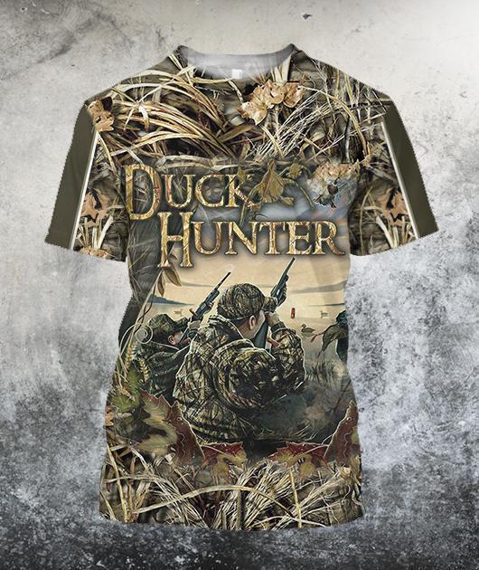 3D All Over Printed Duck Hunter Hoodie - Amaze Style™-Apparel