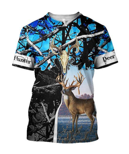 Beutiful deer hunting camo 3D all over printed shirts for man and women JJ221202 PL - Amaze Style™-Apparel