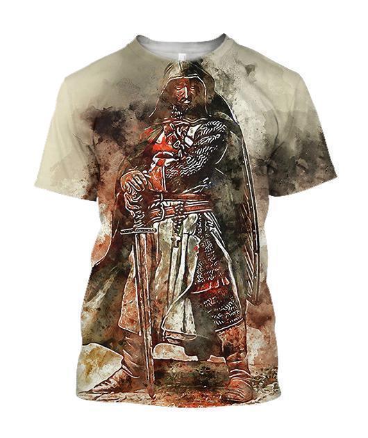 3D All Over Printed Templar Shirts - Amaze Style™-Apparel
