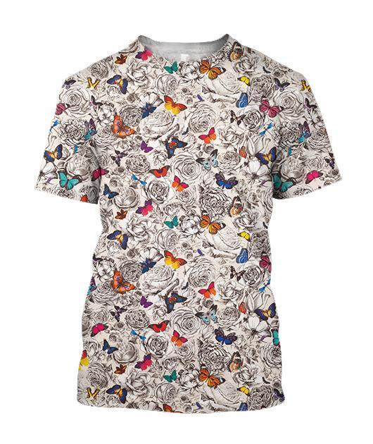 3D All Over Print Butterfly Art Hoodie - Amaze Style™-Apparel