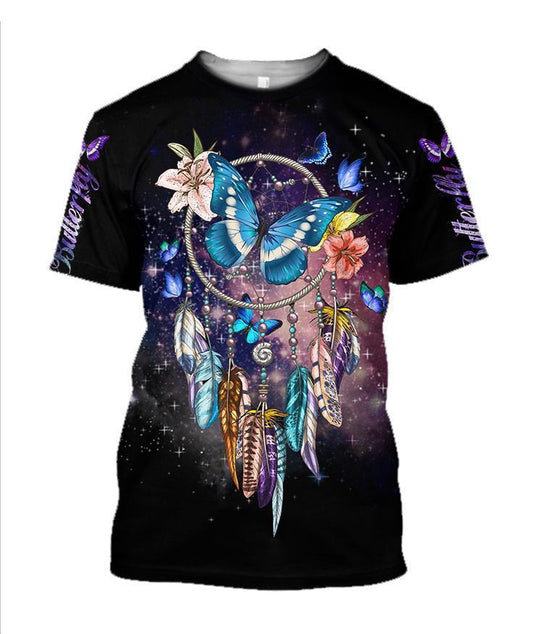3D All Over Print Dreamcatcher Butterfly Art Hoodies - Amaze Style™-Apparel