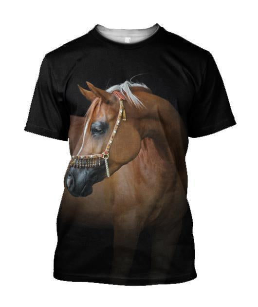 Beautiful Arabian Horse 3D All Over Printed Shit for Men and Women JJ061202-Apparel-MP-T-Shirt-S-Vibe Cosy™