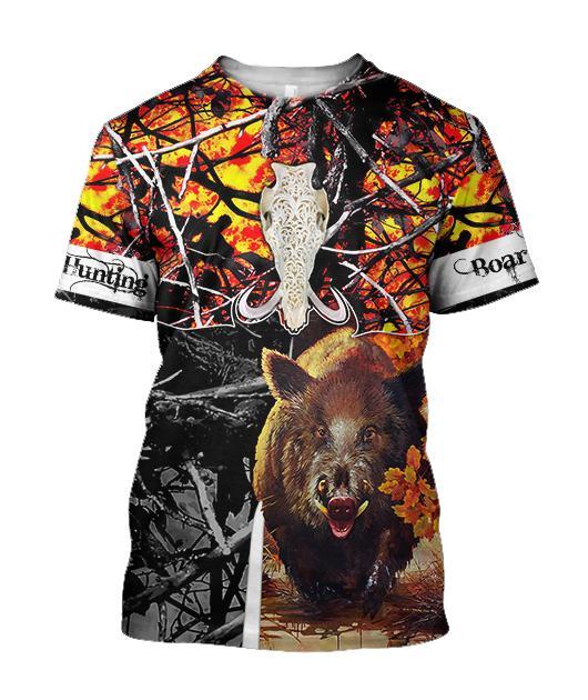 BOAR HUNTING CAMO 3D ALL OVER PRINTED SHIRTS FOR MEN AND WOMEN JJ221201 PL - Amaze Style™-Apparel