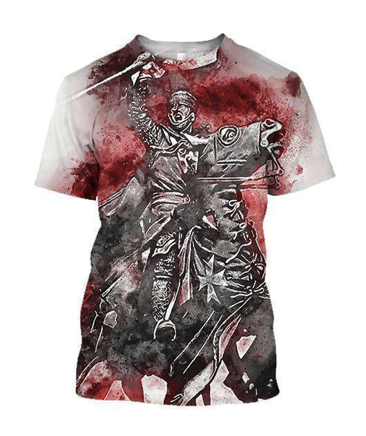 3D All Over Printed Templar Shirts - Amaze Style™-Apparel