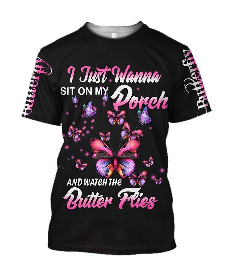 3D All Over Print Amazing Butterfly Art Hoodie - Amaze Style™-Apparel