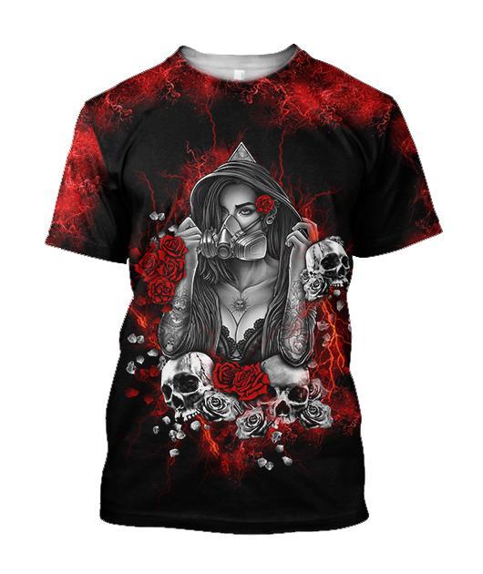Tattoo girl is my love 3D all over printer shirts for man and women JJ251201 - Amaze Style™-Apparel