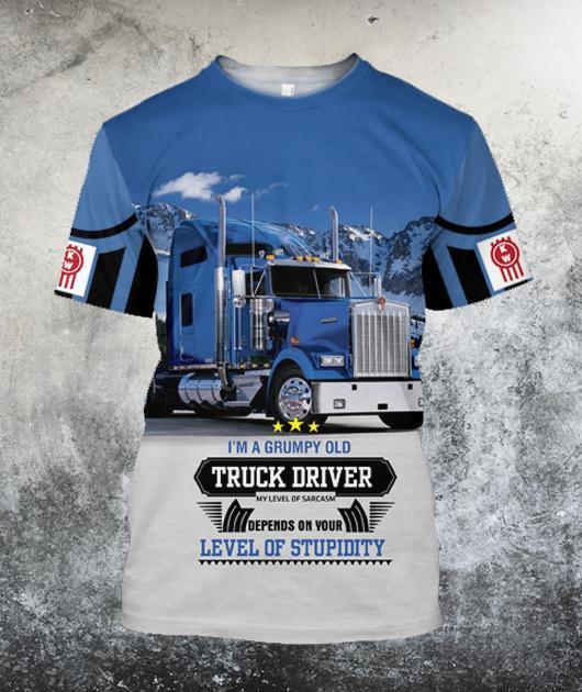 3D All Over Printed Truck Driver Hoodie - Amaze Style™-Apparel