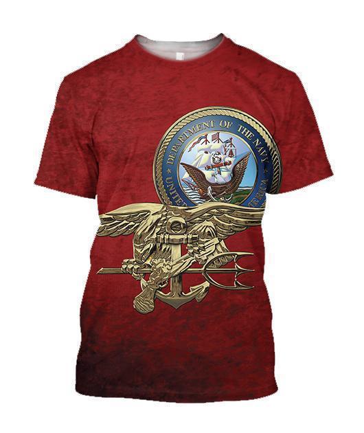 All Over Printed Navy Seals Trident Shirts - Amaze Style™-Apparel