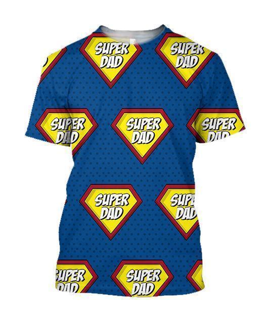 3D All Over Super Dad Hoodie - Amaze Style™-Apparel