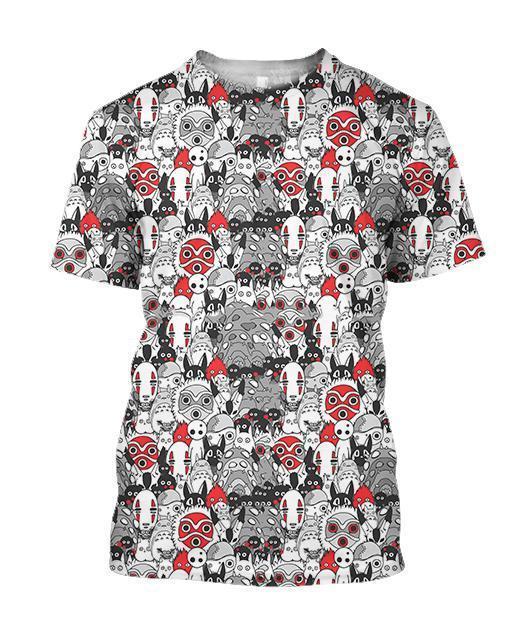 3D All Over Print Anime Spirited Away Hoodie - Amaze Style™-Apparel