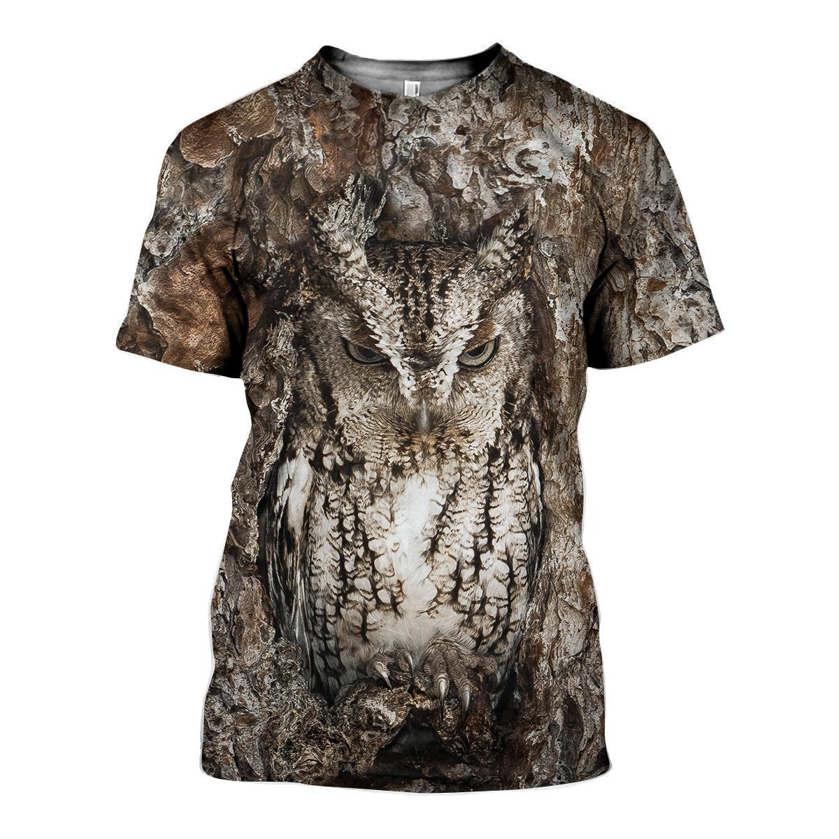 3D All Over Printed Camouflage Owl Art Shirts - Amaze Style™-Apparel