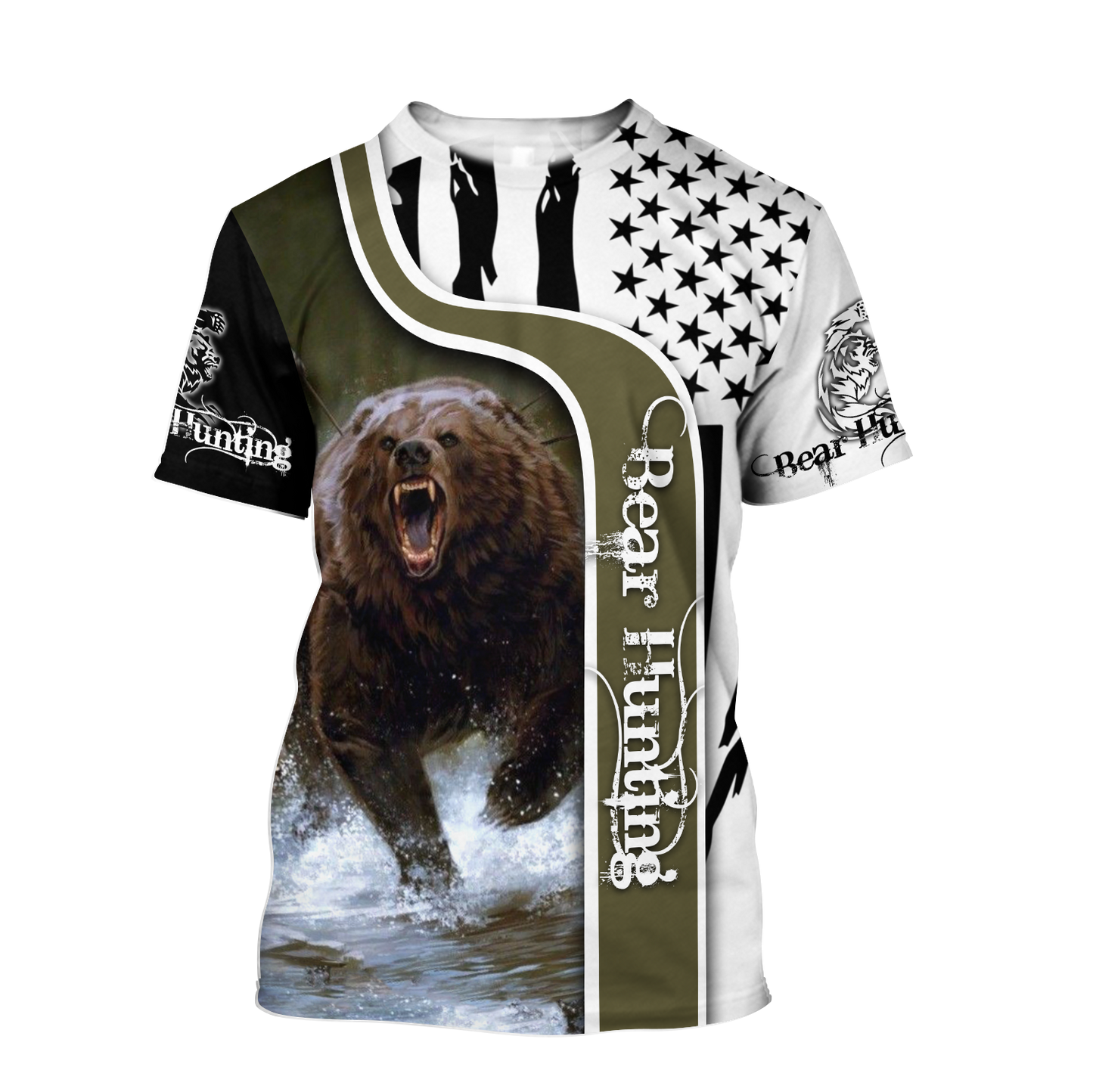 BEAR HUNTING CAMO 3D ALL OVER PRINTED SHIRTS FOR MEN AND WOMEN Pi041202 PL - Amaze Style™-Apparel