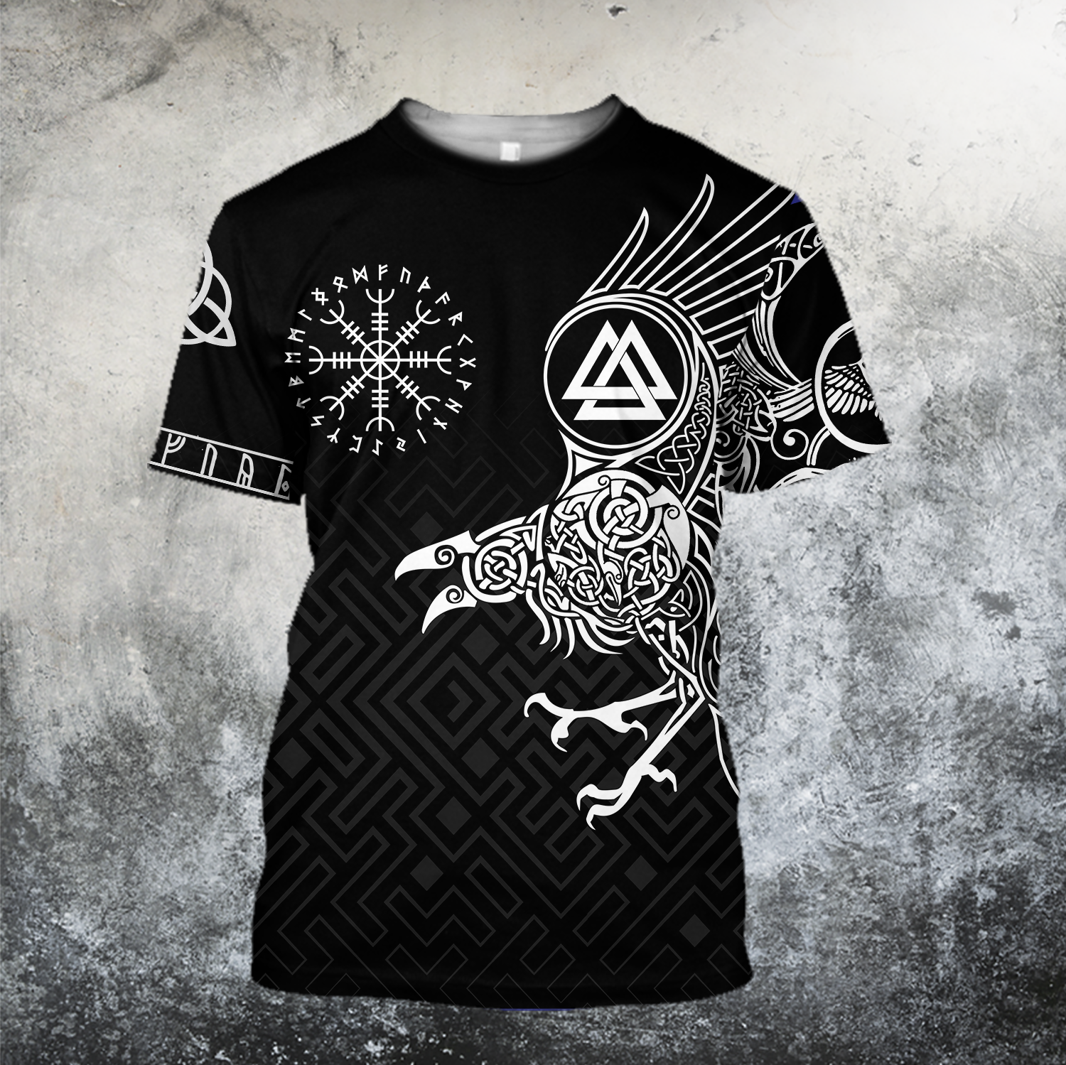 The Raven of Odin - Tattoo Style - Amaze Style™-Apparel