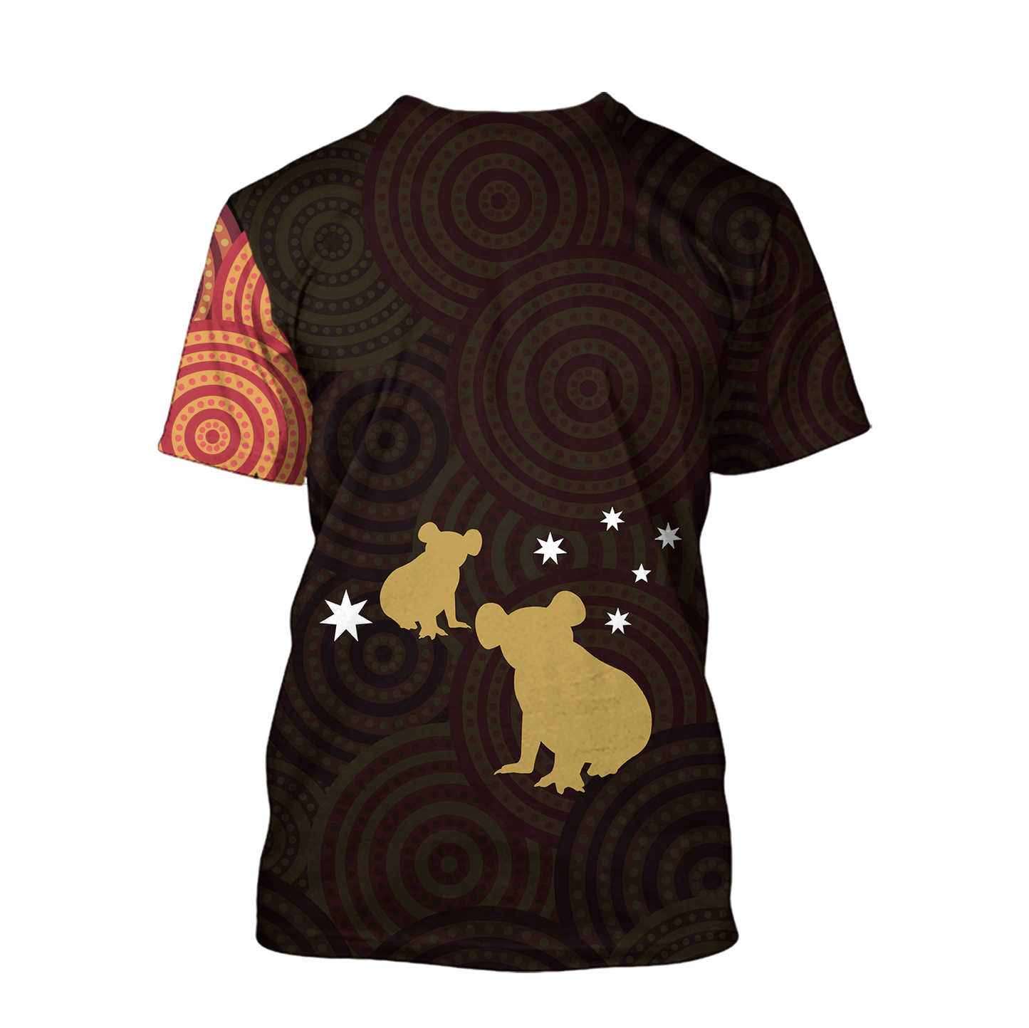 Australia In My Heart Aboriginal Tattoo Koala Hoodie Yellow AZ200201 - Amaze Style™-Apparel