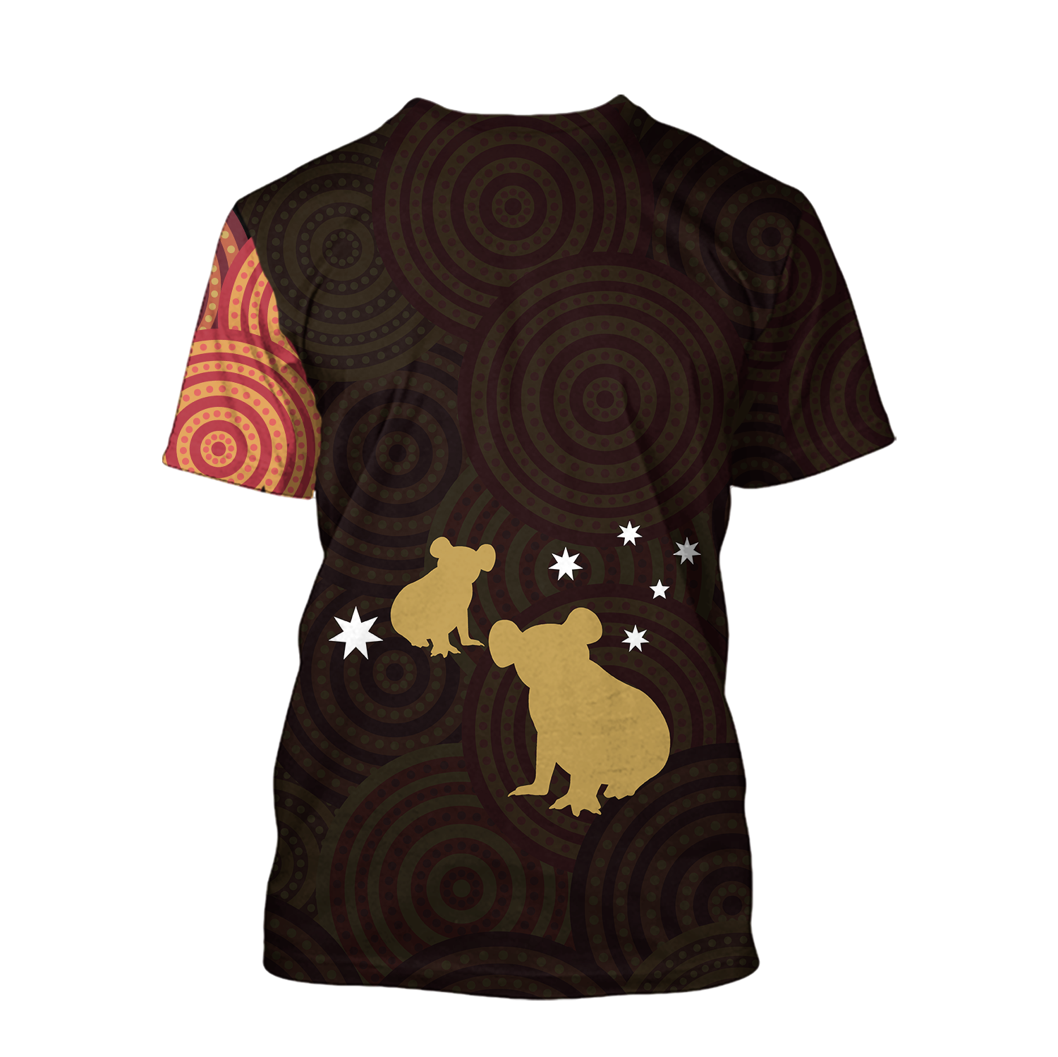 Australia In My Heart Aboriginal Tattoo Koala Hoodie Yellow AZ200201 - Amaze Style™-Apparel