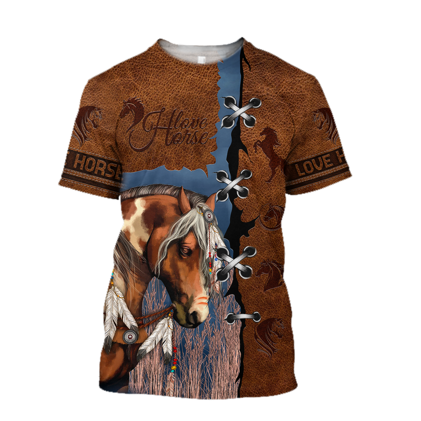 Brown Horse 3D All Over Printed Shirts TR1606201S