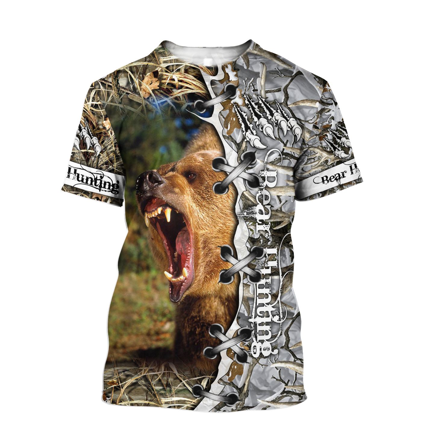 BEAR HUNTING CAMO 3D ALL OVER PRINTED SHIRTS FOR MEN AND WOMEN Pi061201 PL - Amaze Style™-Apparel