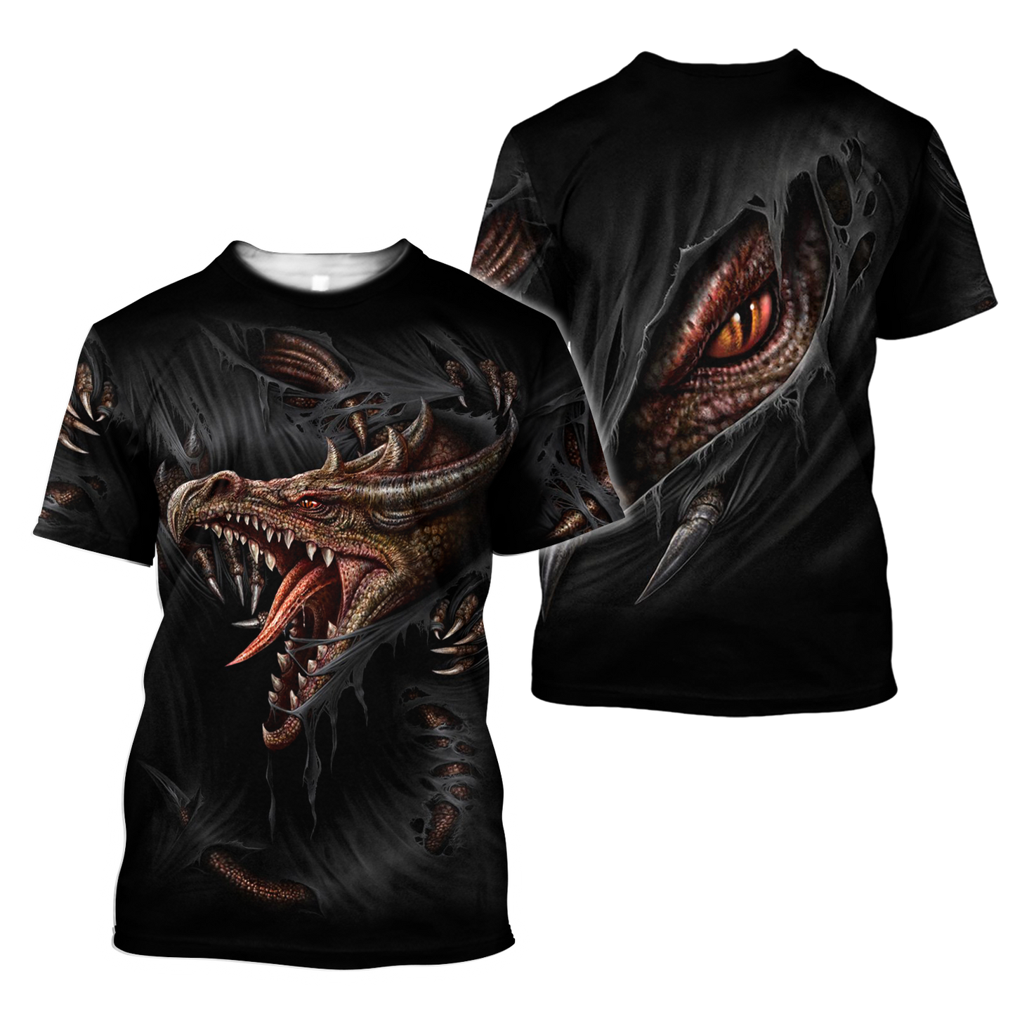 3D Armor Tattoo and Dungeon Dragon Hoodie Pi150104 - Amaze Style™-Apparel