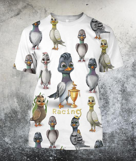 3D All Over Printed Pigeons Hoodie - Amaze Style™-Apparel