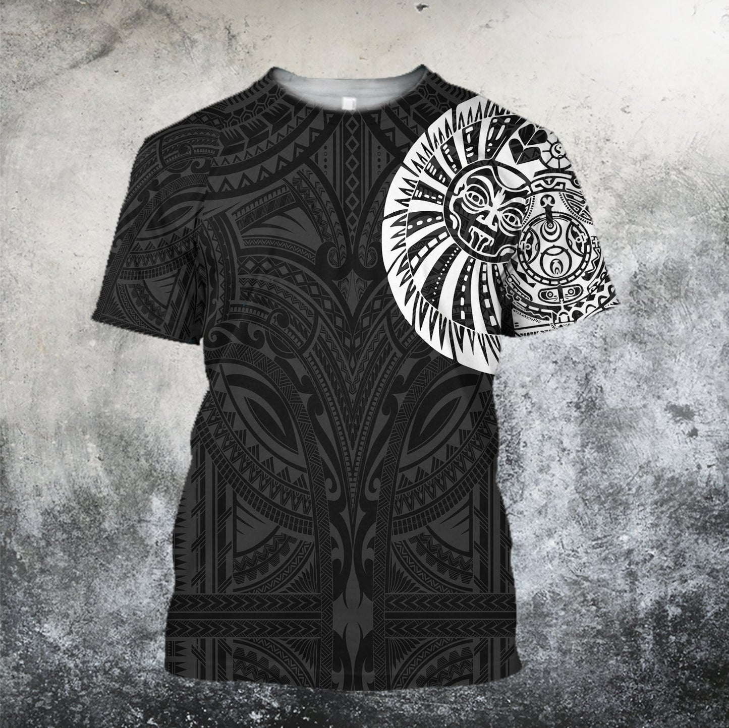 Tiki Ancestors All Over Hoodie HC2402B - Amaze Style™-Apparel