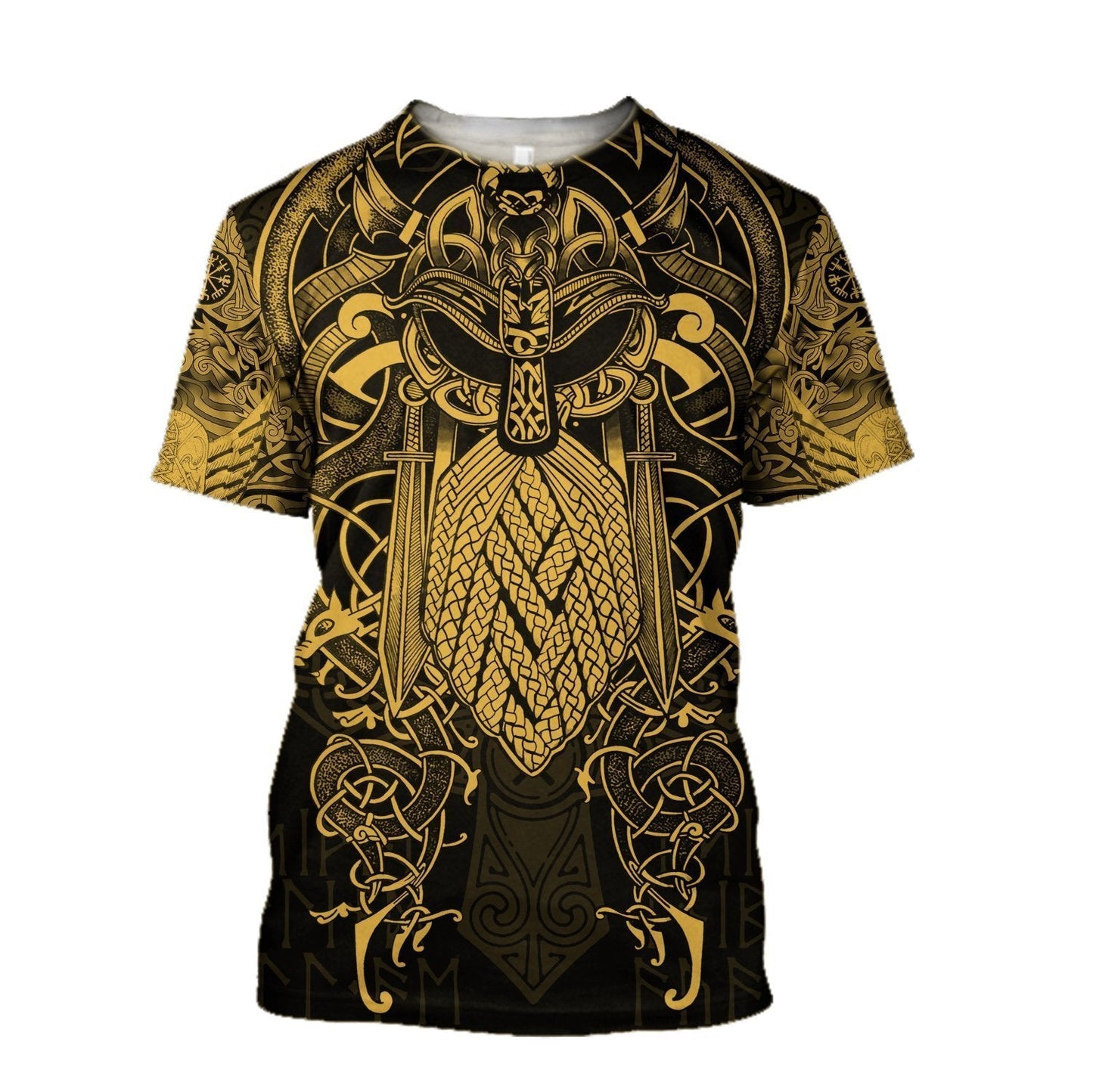 Vikings - The Raven Yellow of Odin Tattoo - Amaze Style™-Apparel