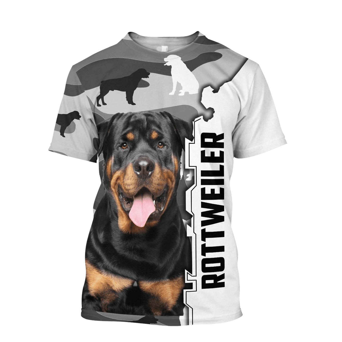 Rottweiler dog 3D All Over Printed shirt & short for men and women PL