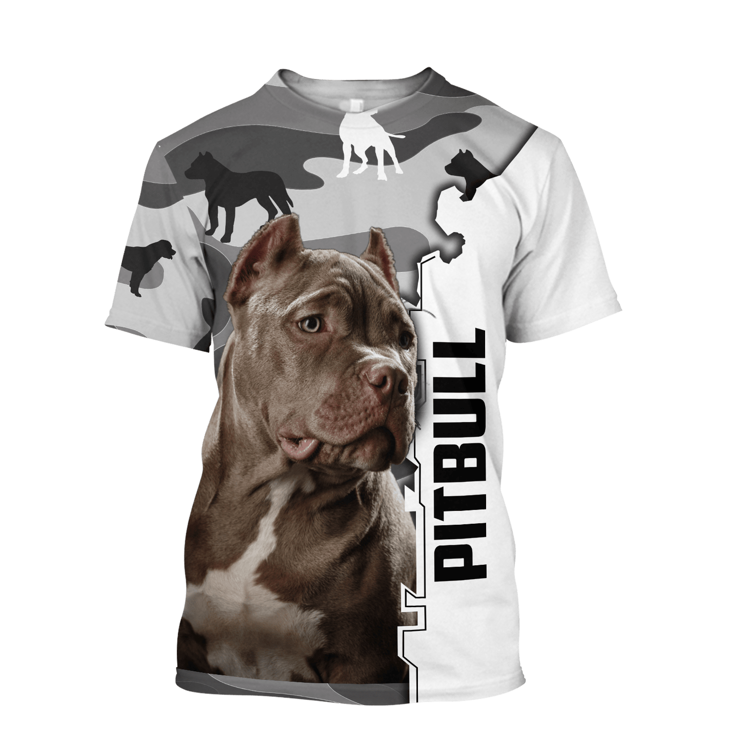 Pitbull dog 3D All Over Printed Unisex PL